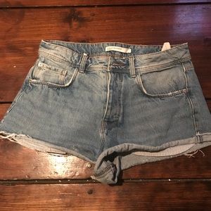 Zara high waisted cutoffs